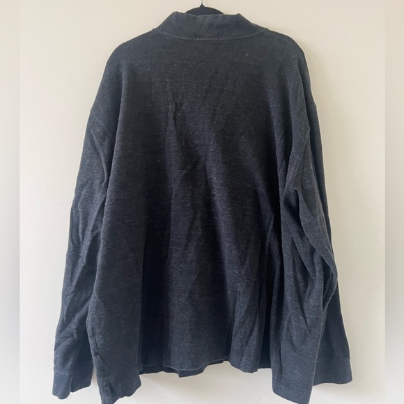 Polo Ralph Lauren Mens Pullover Long Sleeve Mock Neck Sweatshirt Gray 3XL - Picture 6 of 9